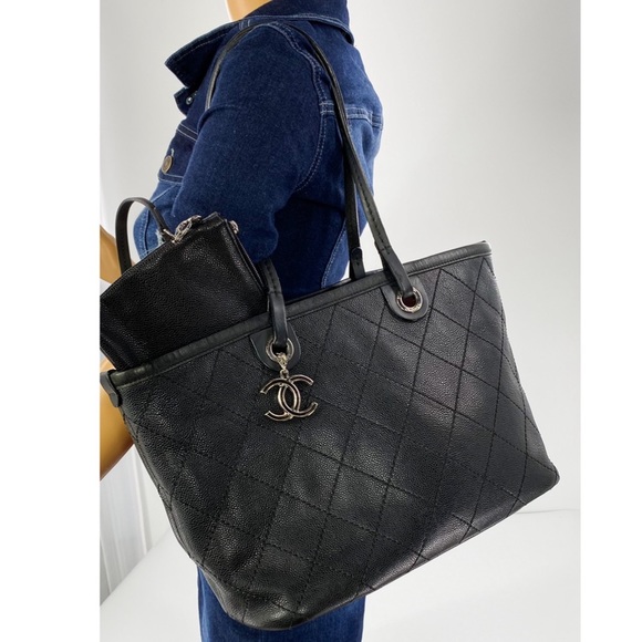 🦄✨CAVIAR✨🦄Caviar CHANEL NEVERFULL Black - Picture 2 of 11